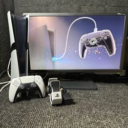 Ps5 Pro 2TB Console with Controller, Cables & Charging Dock