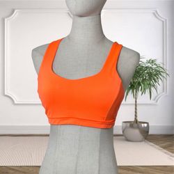🍊 Lululemon Free To Be Serene Bra – Light Support for C/D Cup, Highlight Orange