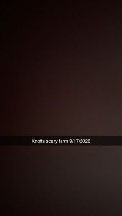4 tickets to knotts scary farm 9/17/2026