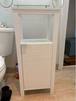 Used small bathroom cabinet