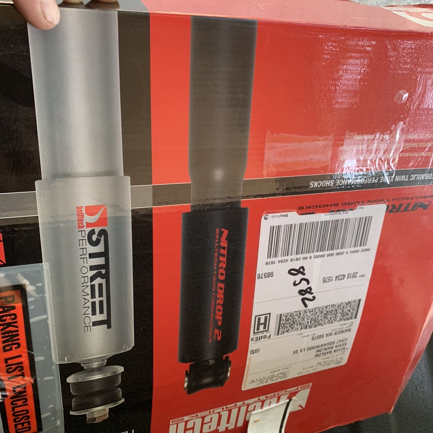Bell tech Drop Shocks Silverado