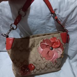 Coach Floral  Purse