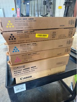 New, Factory Sealed Original Ricoh Ricoh IM C4500/C6000 SET Black: 4-Pack Standard