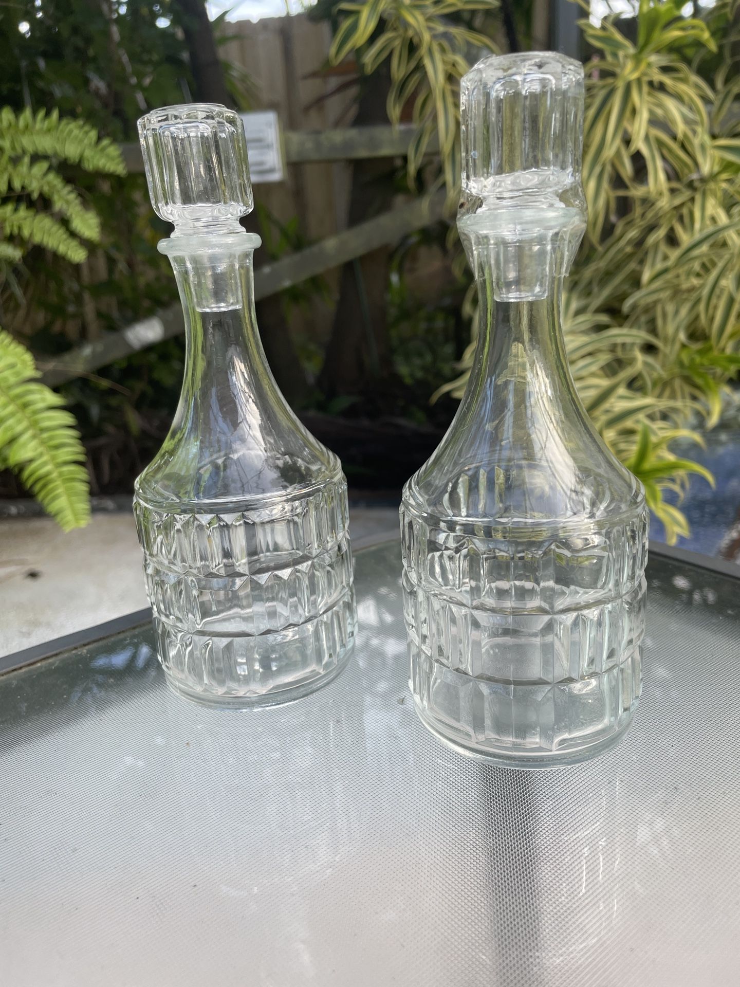 Vintage Oil And Vinegar Bottles