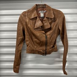 Paige Leather Biker Jacket