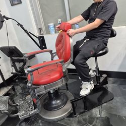 Barber's Lounge Chair, silla de descanso para Barbero