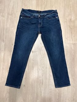 Men's True Religion Jeans - Size 38 - Geno Relaxed Slim, Dark Wash