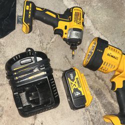 Dewalt Drill Battery Charger And Flood Light