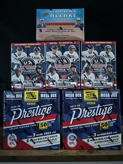 Trading Card Box Lot – Panini, Upper Deck