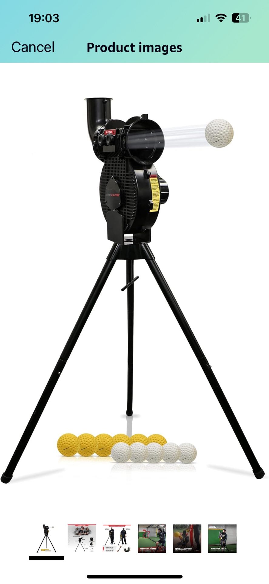 Baseball/Softball Pitching Machine