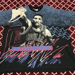 MENS JUST DON PIPPEN/GRANT T-SHIRT SZ XL
