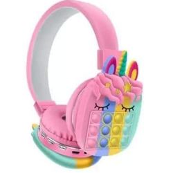 Unicorn Headphones - Pink New 