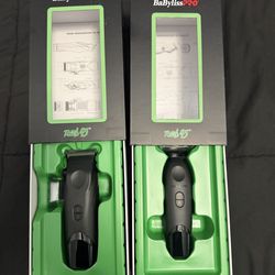 Tomb x Babyliss clippers and trimmer