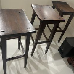 Wooden Bar Stools 
