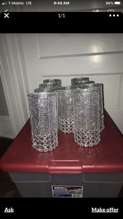 Weeding decorations/center pieces,9 pieces