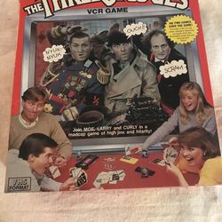Three stooges VCR game in in box $12.00