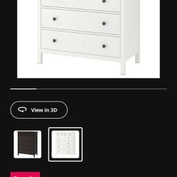 2 Ikea Hemnes 6 & 3 Drawer Chest, Grey