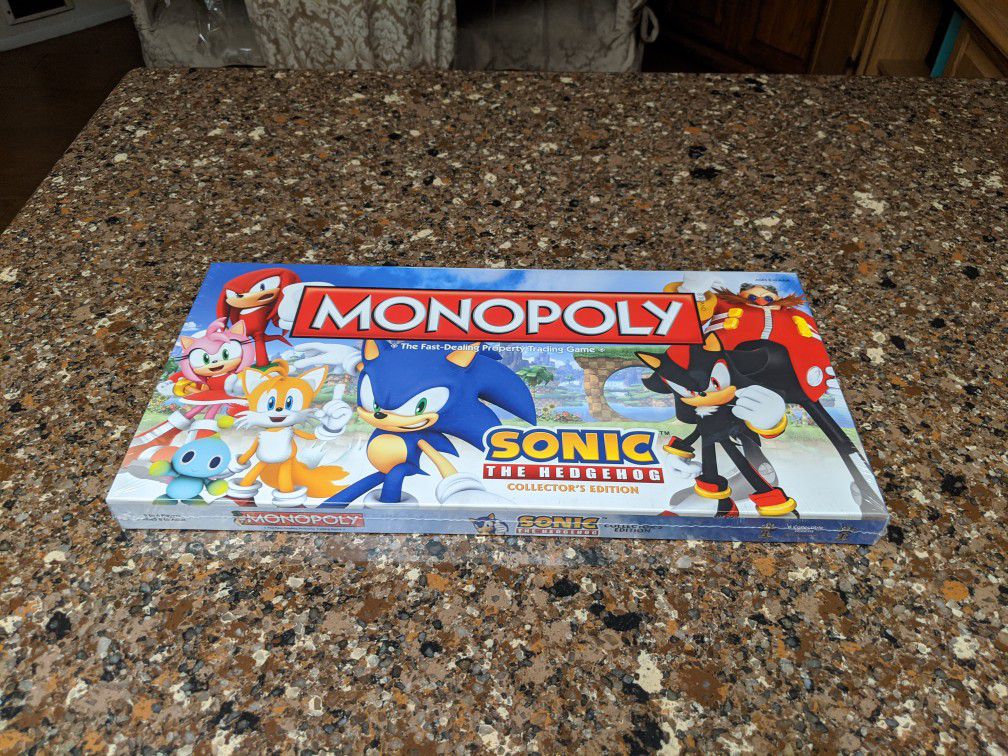 Monopoly | Sonic The Hedgehog | Collectors Edition | Rare