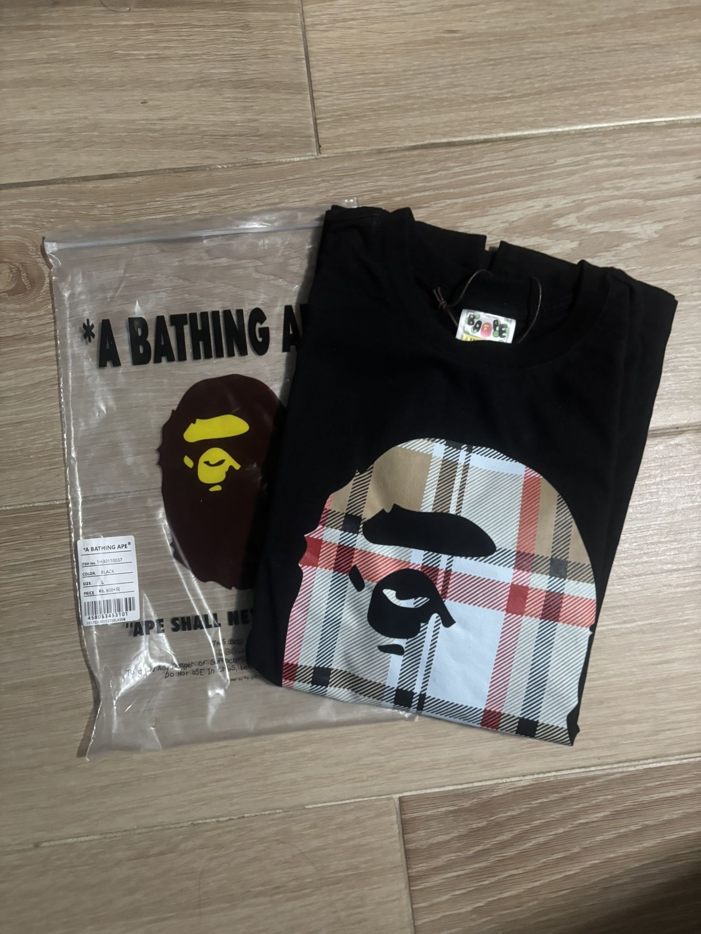 Bathing Bape Burberry Shirt