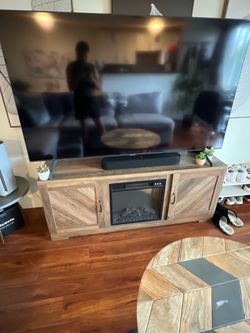 Tv stand with heater (tv not included)