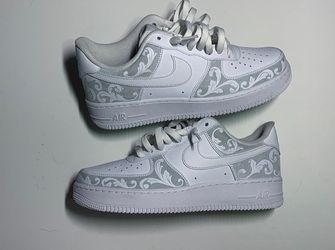 Engraved Nike Air Force 1 Custom Size 10