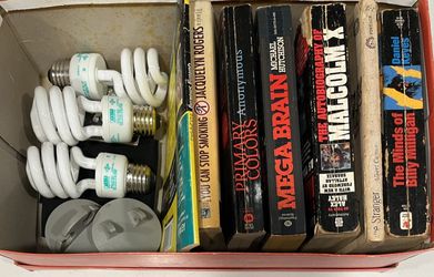 Used books and CFL bulbs