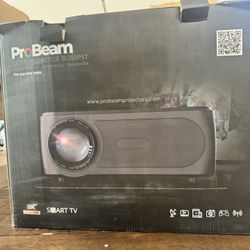 Projector (used Once like nee) with 72" Screen 