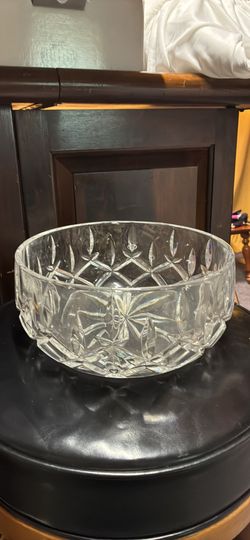 Gorham Crystal salad bowl