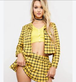 Dolls kill clueless 3 piece Alicia Silverstone costume  s