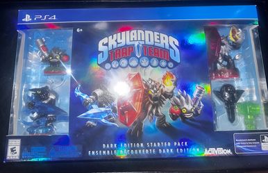 Skylanders Trap Team Dark Edition Starter Pack PS4