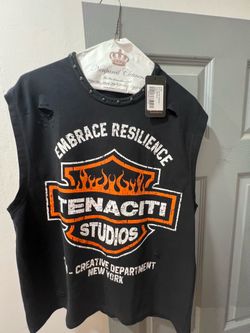 Tenaciti Studios x Harley Davidson Cutoff tee