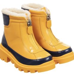 Girl Toddler Gucci Boots Size 27(Italy )
