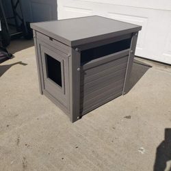 Hidden Cat Litter Table Or Cat Bed 