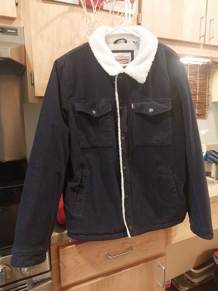 Levis Navy Blue Courd.