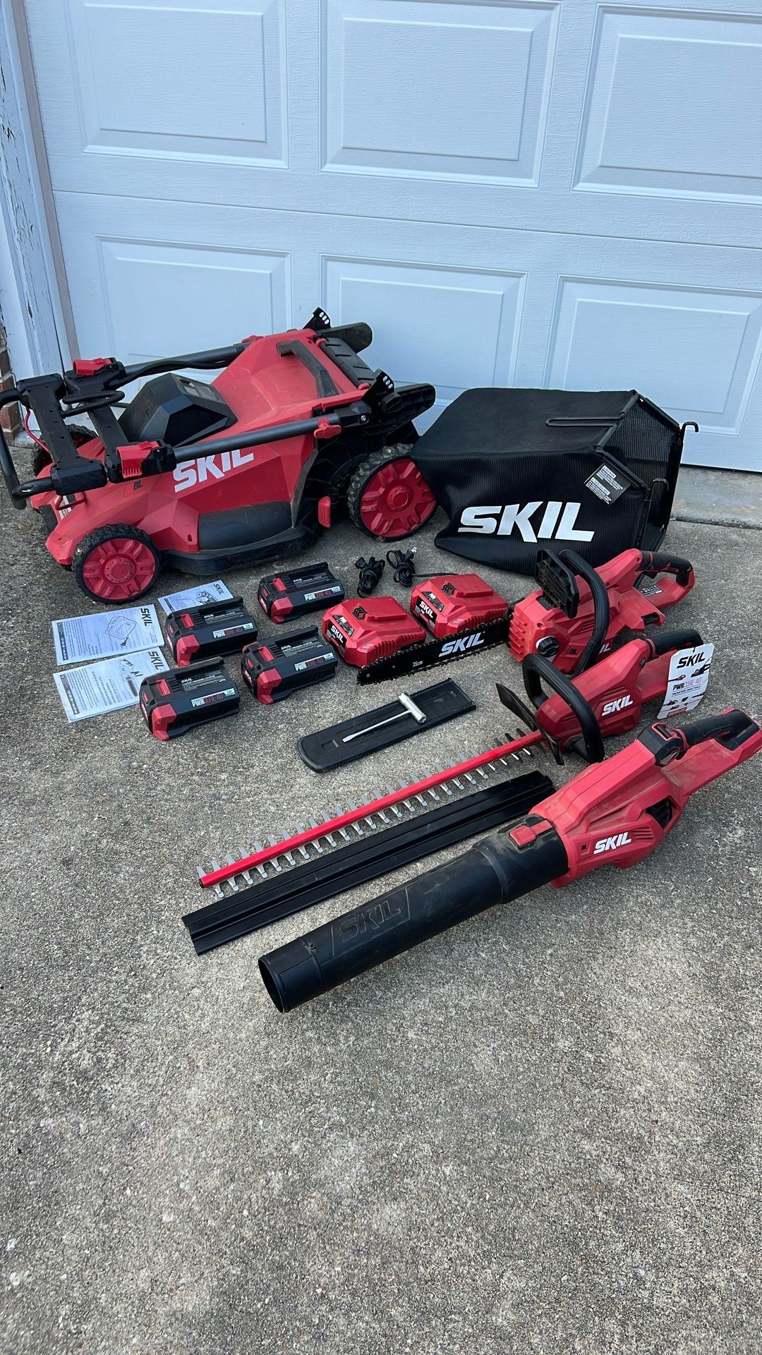 Skil 40v Lawnmower Set