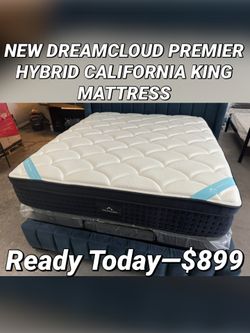 NEW DREAMCLOUD PREMIER HYBRID CALIFORNIA KING MATTRESS