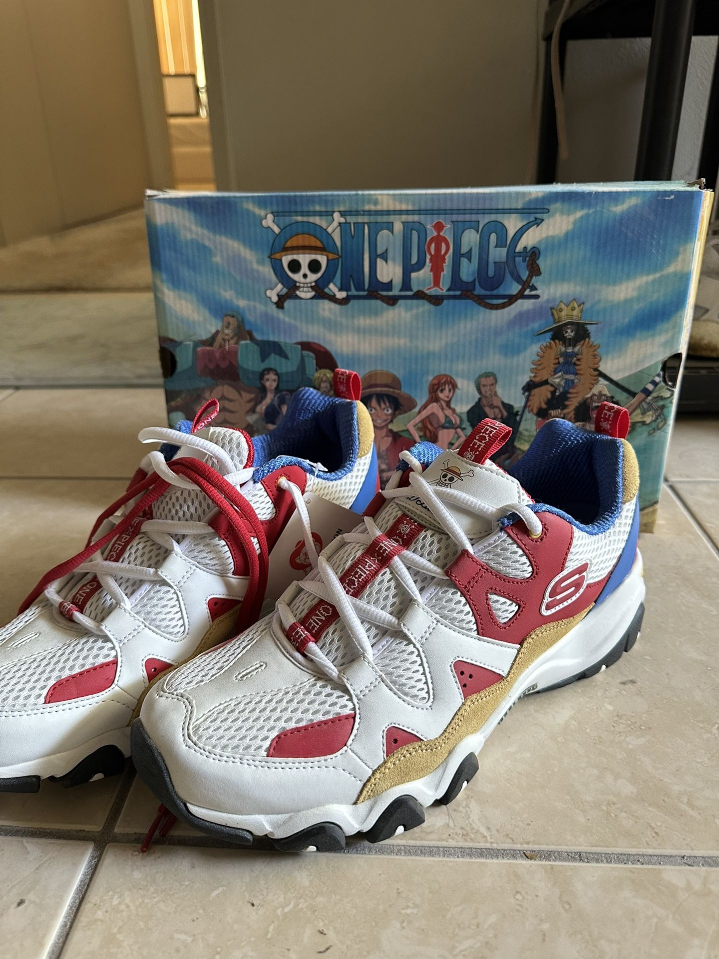 Luffy Skechers D'lites One Piece Skechers D'Lites X One Piece