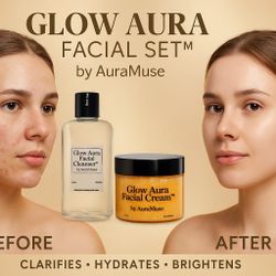 Glow Aura Facial Set – Hydrating & Brightening Skincare Duo 