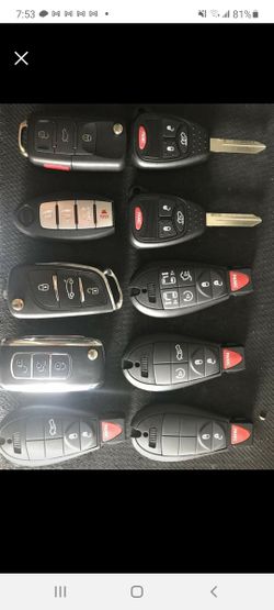 Dodge, Chrysler, Jeep... Remote-key, cut and programming.