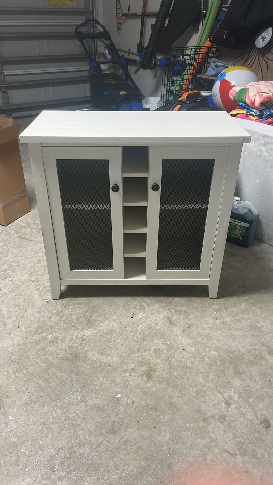White Bar Cabinet