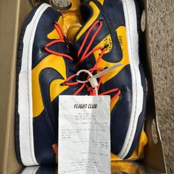 2019 Off-White x Dunk Low University Gold 