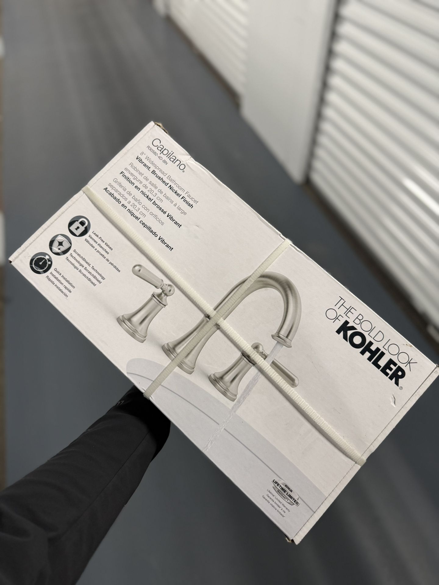 the bold look of kohler bathroom fauclet