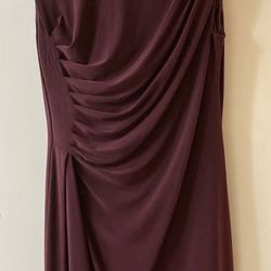 Dress Barn - Burgundy Dress - Size M