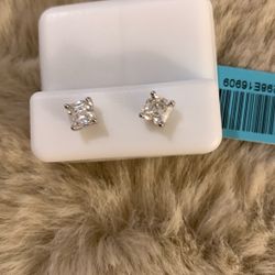 Moissanite Earrings 5MM 1.60 CTW 925 MSRP $513 