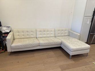 White Leather Couch
