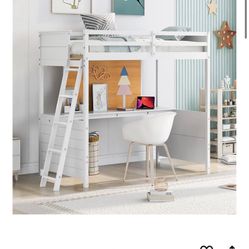 Loft Bed with Desk