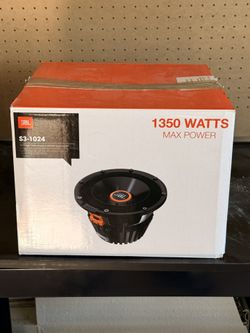 JBL 10 Inch Subwoofer