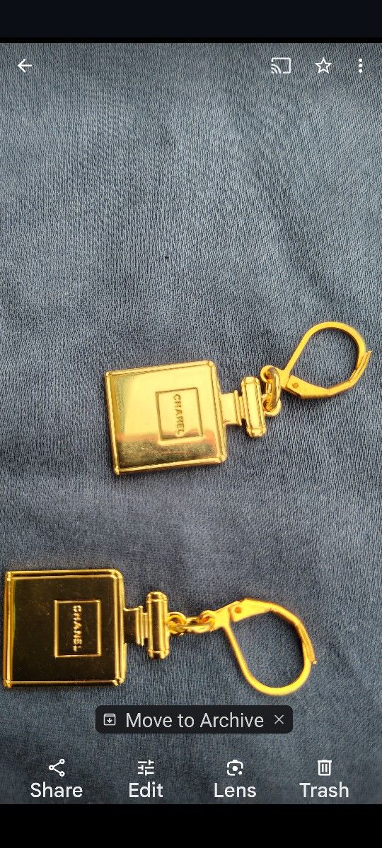 Perfume Bottle Earrings