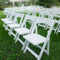Resin padded chairs r,e,n,t