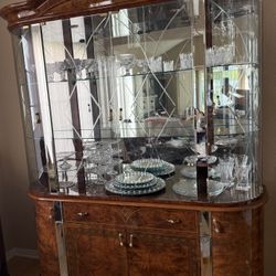 Milady Italian Laquer Wood Dining Set